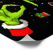 Funny Six Seven 67 Meme 6 7 Christmas Elf Hand Boy Poster (Ecke)