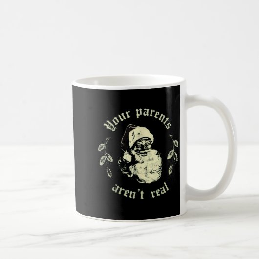 Funny Six Seven 67 Meme 6 7 Christmas Santa Hand B Kaffeetasse (Rechts)