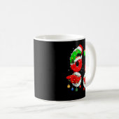 Funny Six Seven 67 Meme 6 7 Christmas Santa Hand B Kaffeetasse (VorderseiteRechts)