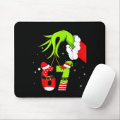 Funny Six Seven 67 Meme 6 7 Elf Santa Christmas Pa Mousepad (Mit Mouse)