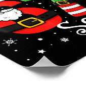 Funny Six Seven 67 Meme 6 7 Elf Santa Christmas Pa Poster (Ecke)