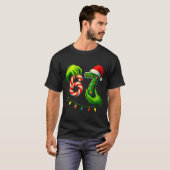 Funny Six Seven 67 Meme 6 7 Santa Christmas Brainr T-Shirt (Vorne ganz)
