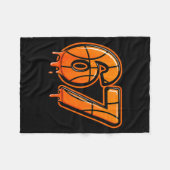 Funny Six Seven 67 Meme Gen Alpha 67 Basketball Fo Fleecedecke (Vorderseite (Horizontal))