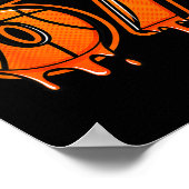 Funny Six Seven 67 Meme Gen Alpha 67 Basketball Fo Poster (Ecke)