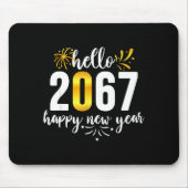 Funny Six Seven 67 Meme Happy New Year Mousepad (Vorne)