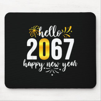 Funny Six Seven 67 Meme Happy New Year  Mousepad