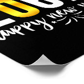 Funny Six Seven 67 Meme Happy New Year Poster (Ecke)