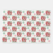 Funny Six Seven 67 Meme Retro Xmas Holiday Humor Geschenkpapier Set (Vorderseite 2)