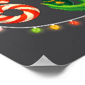 Funny Six Seven 67 Meme Santa Christmas Brainrot P Poster (Ecke)