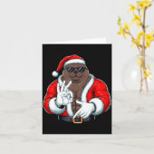 Funny Six Seven 67 Meme Seal Christmas Men Boys Te Karte (Gelbe Blume)