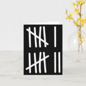 Funny Six Seven 67 Meme Tally Marks 6 7 Numbers Ki Karte (Gelbe Blume)