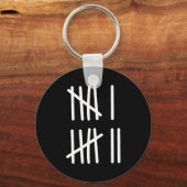 Funny Six Seven 67 Meme Tally Marks 6 7 Numbers Ki Schlüsselanhänger (Vorderseite)