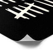 Funny Six Seven 67 Meme Tally Marks 6 7 Numbers  Poster (Ecke)