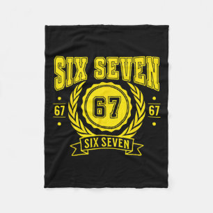 Funny Six Seven 6 7 67 Meme Gen Alpha Slang Boys G Fleecedecke