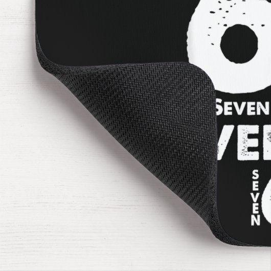 Funny Six Seven 6 7 Christmas Tree Meme Christmas  Mousepad (Ecke)