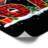 Funny Six Seven 6 7 Meme 67 Christmas Red Plaid Xm Poster (Ecke)