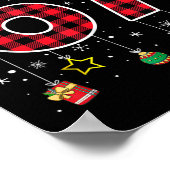 Funny Six Seven 6 7 Meme 67 Christmas Red Plaid Xm Poster (Ecke)