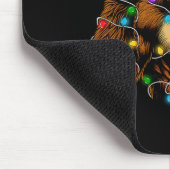 Funny Six Seven 6 7 Meme Bigfoot Christmas Lights Mousepad (Ecke)