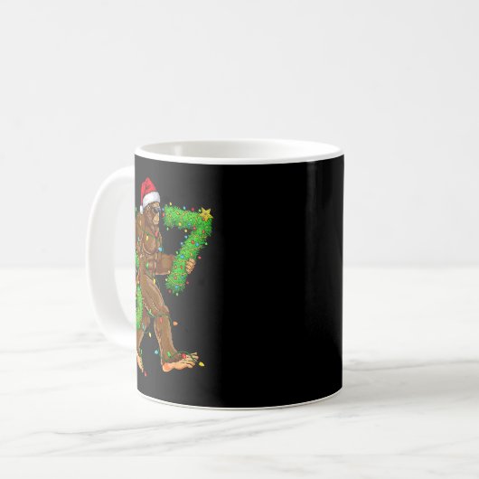 Funny Six Seven 6 7 Meme Bigfoot Christmas Shirts  Kaffeetasse (Vorderseite Links)