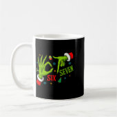 Funny Six Seven 6 7 Meme Christmas Funny Hands 6 7 Kaffeetasse (Links)