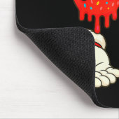 Funny Six Seven 6 7 Meme Christmas Ice Cream Drip Mousepad (Ecke)