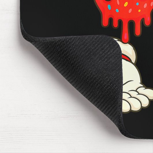 Funny Six Seven 6 7 Meme Christmas Ice Cream Drip  Mousepad (Ecke)