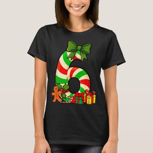Funny Six Seven 6 7 Meme Couple Christmas For Men T-Shirt (Vorderseite)