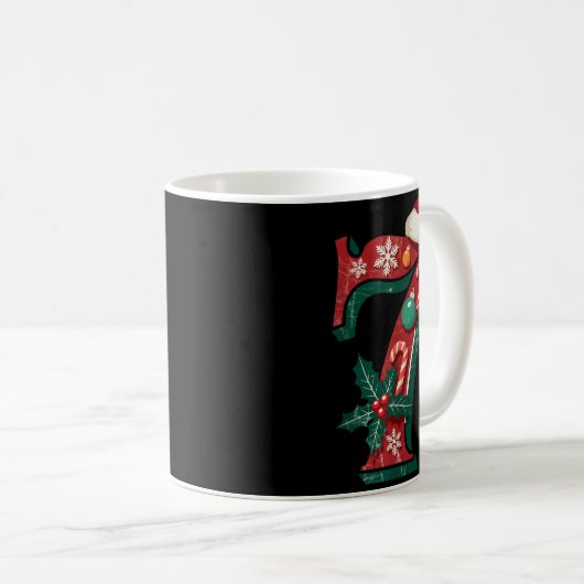 Funny Six Seven 6 7 Meme Design Couples Christmas  Kaffeetasse (VorderseiteRechts)