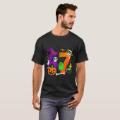 Funny Six Seven 6 7 Meme Design Couples Halloween T-Shirt (Vorne ganz)