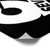 Funny Six Seven 6 7 Meme Gen Alpha 6 7 Meme School Poster (Ecke)