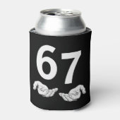 Funny Six Seven 6 7 Meme Gen Alpha Slang 6 7 Hands Dosenkühler (Kanne Vorderseite)