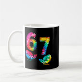 Funny Six Seven 6 7 Meme Gen Alpha Slang 6 7 Hands Kaffeetasse (Links)