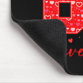 Funny Six Seven 6 7 Meme Hearts Cud Valentine's Da Mousepad (Ecke)