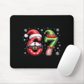 Funny Six Seven 6 7 Meme Humor Santa Elf 67 Christ Mousepad (Mit Mouse)