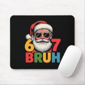Funny Six Seven 6 7 Meme Santa Christmas Men Boys Mousepad (Mit Mouse)