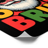 Funny Six Seven 6 7 Meme Santa Christmas Men Boys  Poster (Ecke)