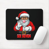 Funny Six Seven 6 7 Meme Santa Christmas Shirt Men Mousepad (Mit Mouse)