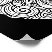 Funny Six Seven 6 7 Meme Santa Christmas Shirt Men Poster (Ecke)