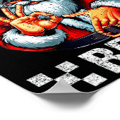 Funny Six Seven 6 7 Meme Santa Christmas Shirt Men Poster (Ecke)