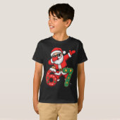 Funny Six Seven 6 7 Meme Santa Dab Christmas Dabbi T-Shirt (Vorne ganz)