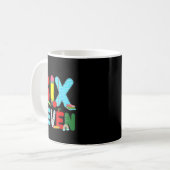 Funny Six Seven 6 7 Meme Shirts Teacher Kids 67 Da Kaffeetasse (Vorderseite Links)