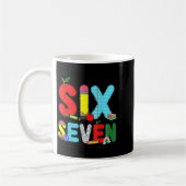 Funny Six Seven 6 7 Meme Shirts Teacher Kids 67 Da Kaffeetasse (Links)