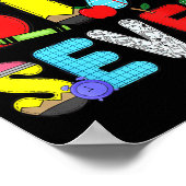 Funny Six Seven 6 7 Meme Shirts Teacher Kids 67 Da Poster (Ecke)