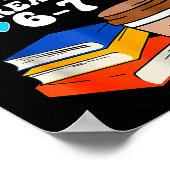 Funny Six Seven 6 7 Meme Teacher Reading 6-7 67 St Poster (Ecke)