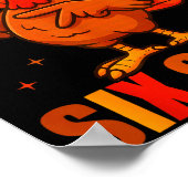 Funny Six Seven 6 7 Meme Thanksgiving Turkey 67 Ha Poster (Ecke)