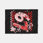 Funny Six Seven 6 7 Meme Valentine Girl  Fleecedecke (Vorderseite (Horizontal))