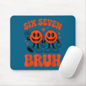 Funny Six Seven 6 7 Meme Valentine Hearts Valentin Mousepad (Mit Mouse)
