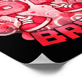 Funny Six Seven Bruh 67 Brainrot Meme Valentines D Poster (Ecke)