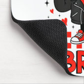 Funny Six Seven Bruh 6 7 Meme Valentines Heart Boy Mousepad (Ecke)