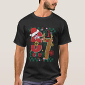 Funny Six Seven Christmas Meme Retro Design T-Shirt (Vorderseite)
